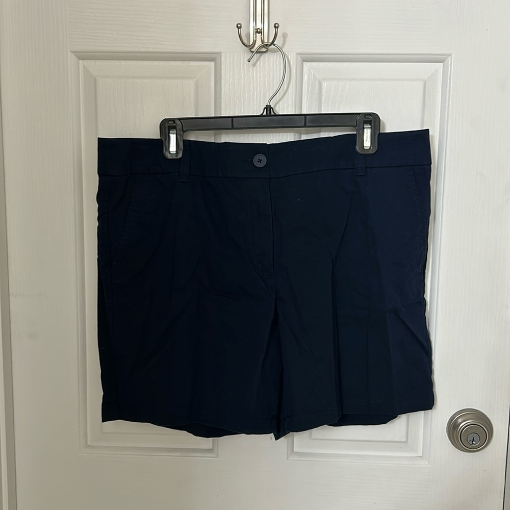Blue semi formal shorts